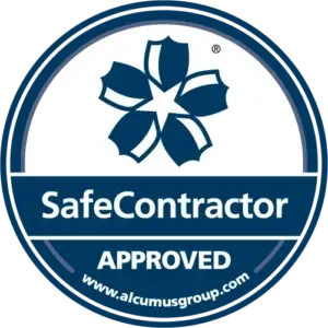 Alcumus safecontractor approved logo.