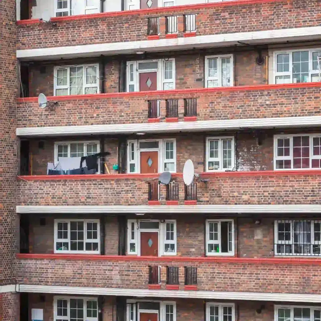 Social housing high-rise.