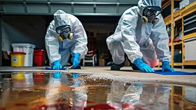 What to do in case of a chemical spill