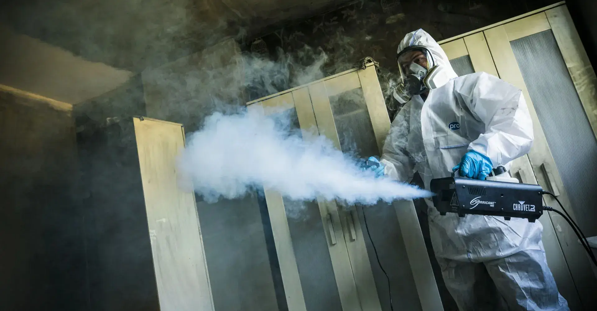 How smoke damage spreads through a property after a fire
