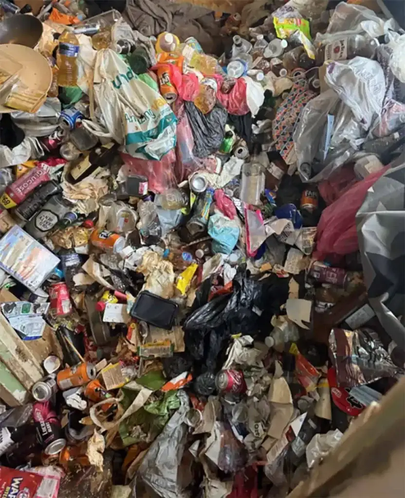 Hoarding contents.