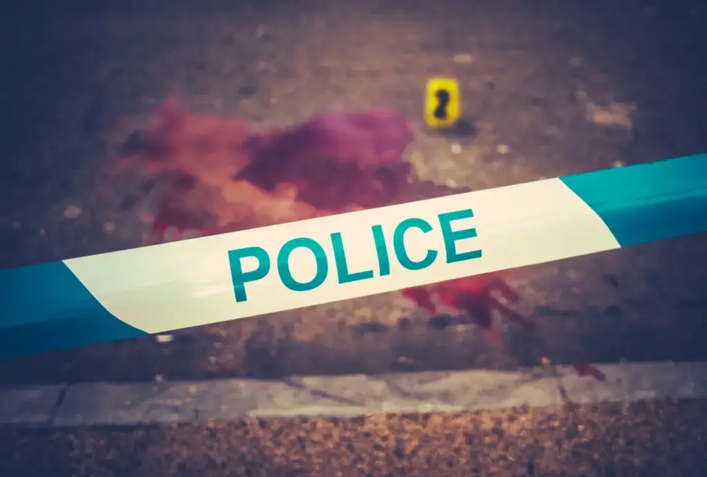 Evidence of crime scene