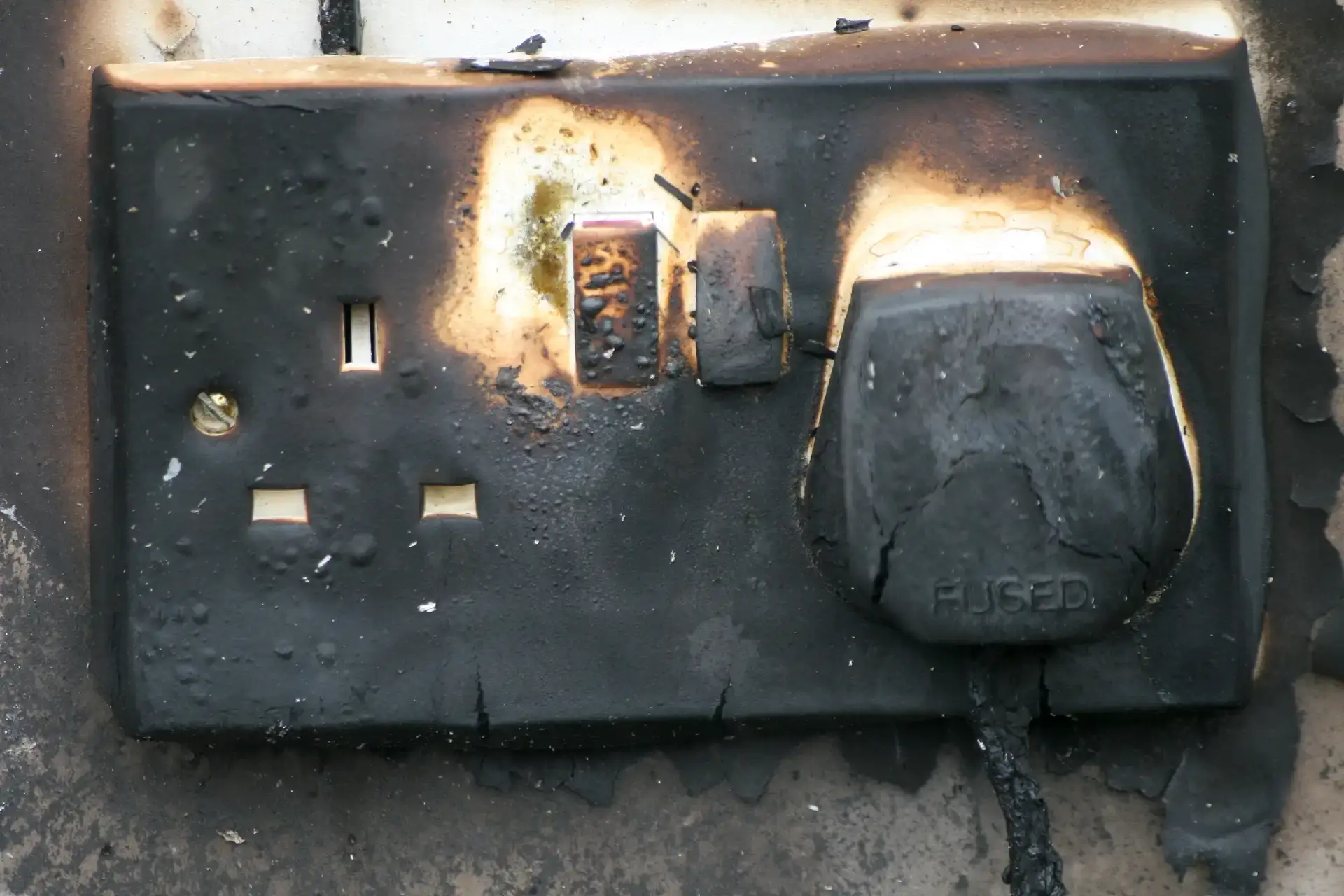 Can water in electrics cause a fire?