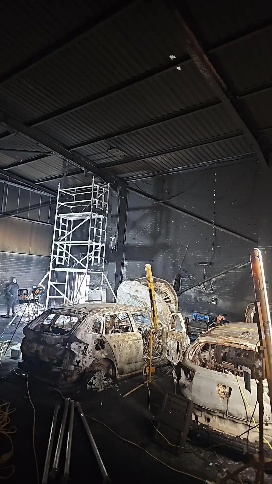 Fire damage restoration for Autoglass commercial unit, Manchester